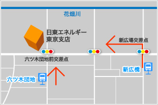 最寄バス停からのアクセス